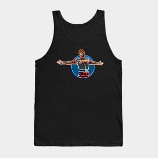 Roddy piper neon bg Tank Top